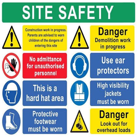 Madras Equipment Products Site Safety Signage